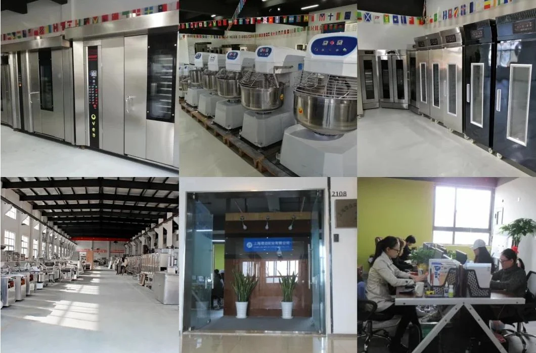 Commercial Bakery Equipment Gas 32 Trays Rotary Oven From China