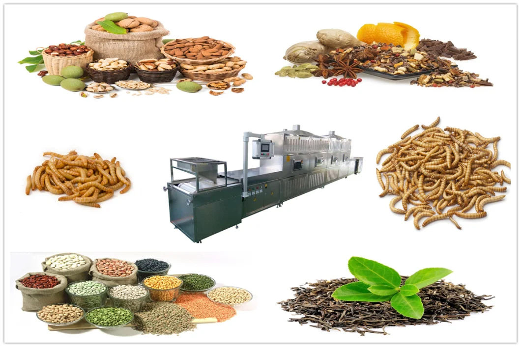 Paper Products Microwave Candied Fruit Snack Pepper Curry Drying Sterilization Machine Rose Tea Beer Wine Sterilization Equipment