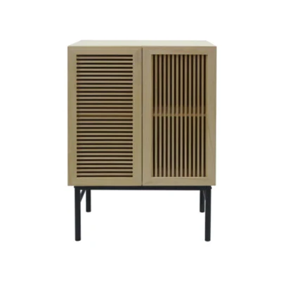 Venda quente estilo de madeira rattan armazenamento dois aparadores buffet moderno para sala de jantar